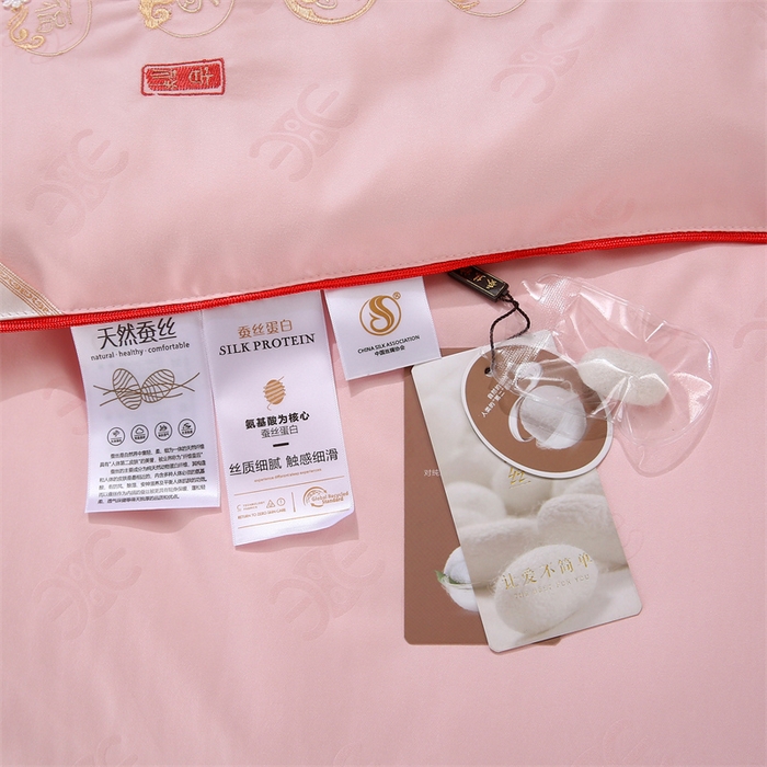 91家纺网 家纺一手货源 找家纺 芭芭棉家纺 2026新款防全棉蚕丝蛋白被春秋被冬被子子母被拉链款被芯 cc-玉