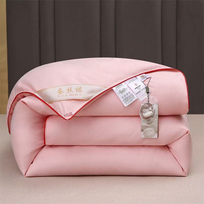 91家纺网 家纺一手货源 找家纺 芭芭棉家纺 2026新款防全棉蚕丝蛋白被春秋被冬被子子母被拉链款被芯 cc-玉