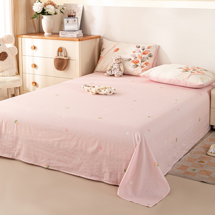 91家纺网 家纺一手货源 找家纺 红日子纺织品 2026新款里外全棉纯棉印花夏被夏凉被空调被 泊影枫叶