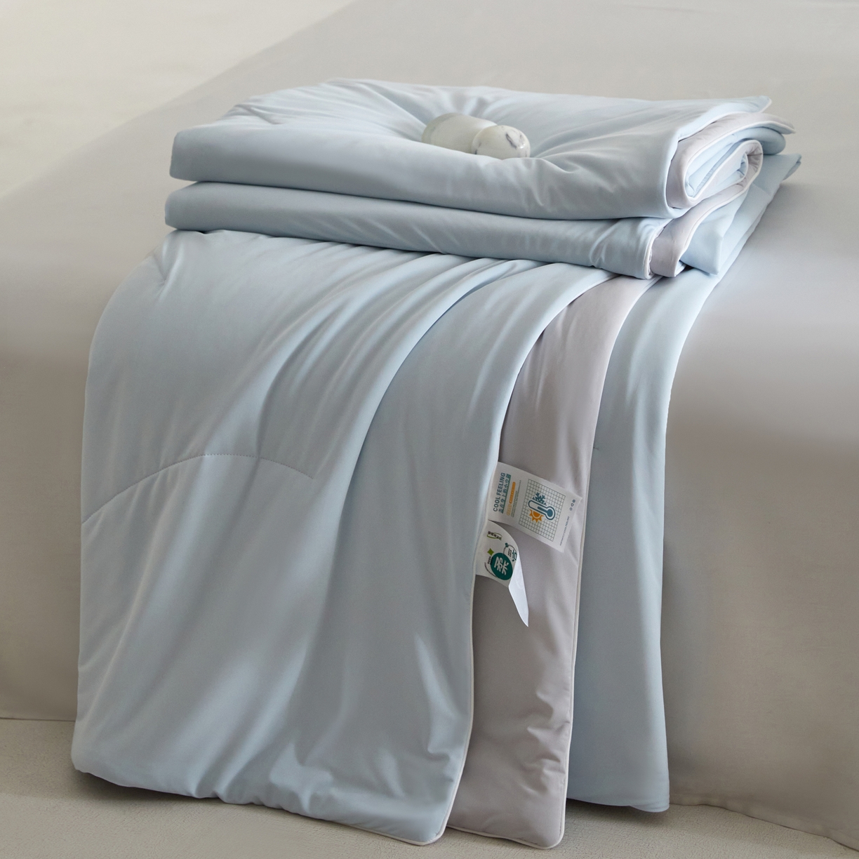 91家纺网 家纺一手货源 找家纺 （总）纪梵茜 2026新款李官奇大豆纤维被锦纶氨纶凉感丝夏凉被锦氨空调被芯