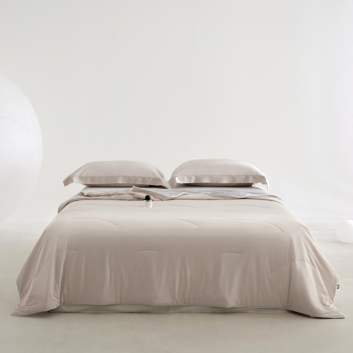 91家纺网 家纺一手货源 找家纺 纪梵茜 2026新款李官奇大豆纤维被锦纶氨纶凉感丝夏凉被锦氨空调被芯 凉感丝-可可棕