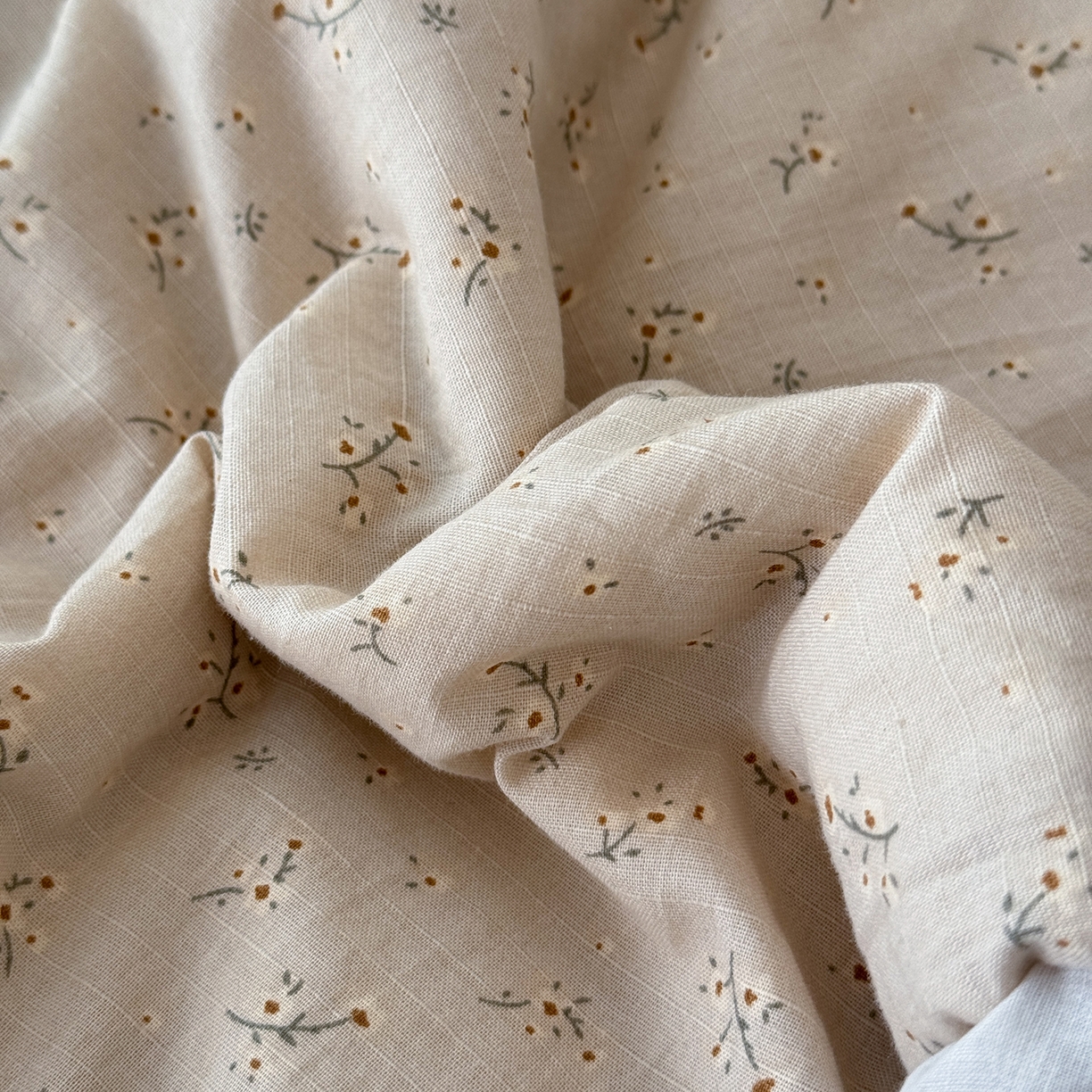 91家纺网 家纺一手货源 找家纺 摩时 2026春夏新款全棉棉麻夏被空调被单双人被子棉花被 繁花