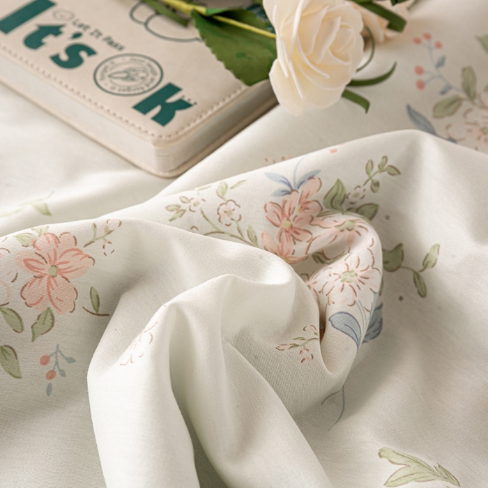 91家纺网 家纺一手货源 找家纺 红日子纺织品 2026新款里外全棉纯棉印花夏被夏凉被空调被 遥遥花期