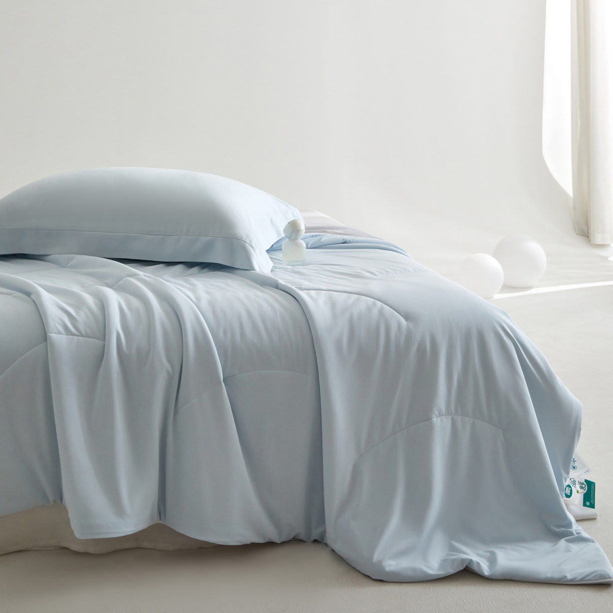 91家纺网 家纺一手货源 找家纺 （总）A+爱家（纪梵茜） 2026新款李官奇大豆纤维被锦纶氨纶凉感丝夏凉被锦氨空调被芯