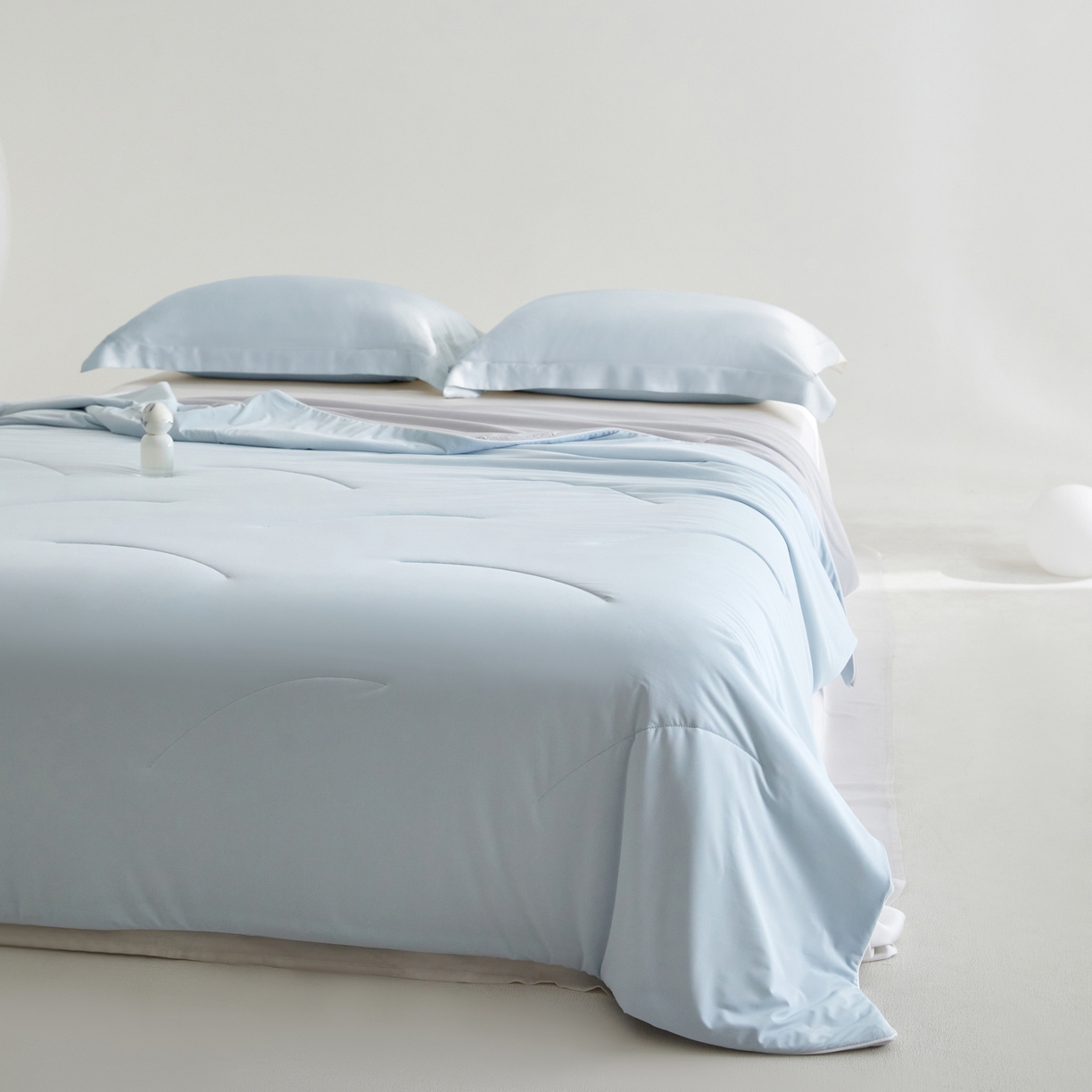 91家纺网 家纺一手货源 找家纺 （总）A+爱家（纪梵茜） 2026新款李官奇大豆纤维被锦纶氨纶凉感丝夏凉被锦氨空调被芯