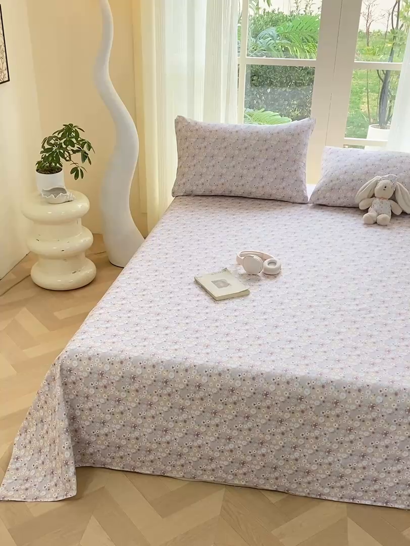 91家纺网 家纺一手货源 找家纺 （总）红日子纺织品 2026新款老粗布纯棉床单单床单床单单件