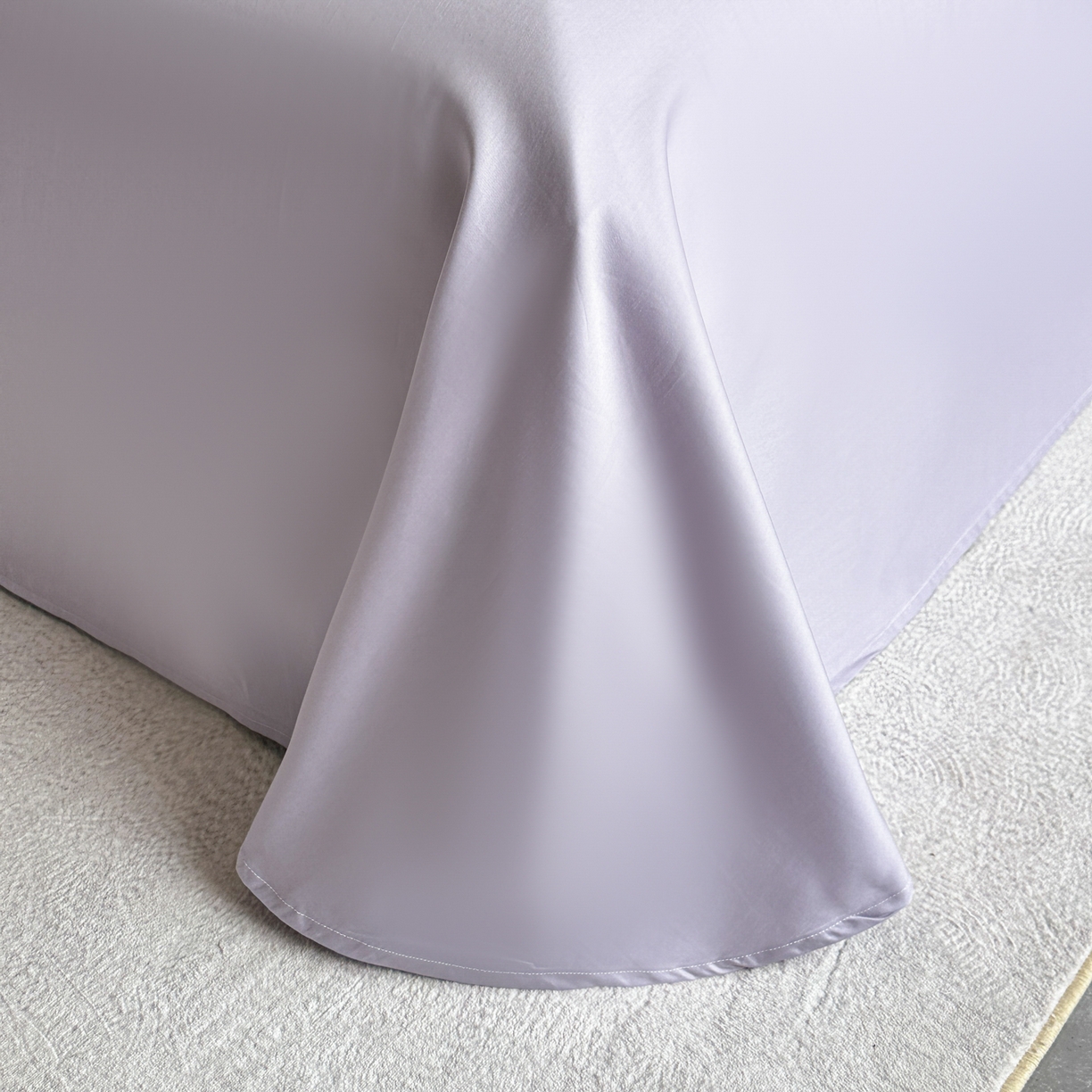 91家纺网 家纺一手货源 找家纺 绒掌柜家纺（品质焕新） 2026新品100S长绒棉精密贴布刺绣四件套-月夕花朝系列-版权产品-礼盒装 香芋紫