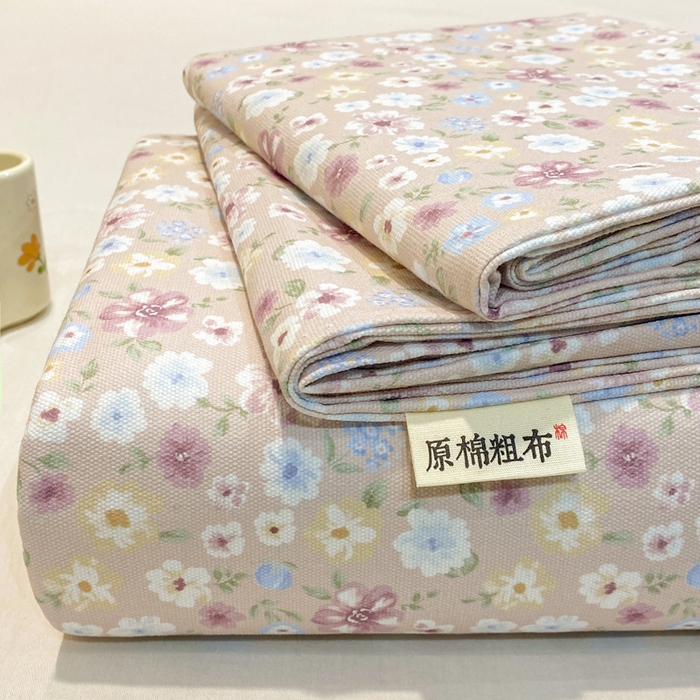 红日子纺织品 2026新款老粗布纯棉床单单床单床单单件 报春