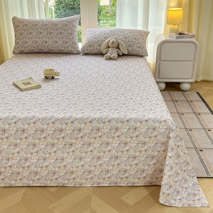 91家纺网 家纺一手货源 找家纺 红日子纺织品 2026新款老粗布纯棉床单单床单床单单件 报春