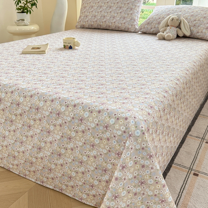 91家纺网 家纺一手货源 找家纺 红日子纺织品 2026新款老粗布纯棉床单单床单床单单件 报春