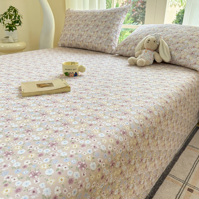 91家纺网 家纺一手货源 找家纺 红日子纺织品 2026新款老粗布纯棉床单单床单床单单件 报春