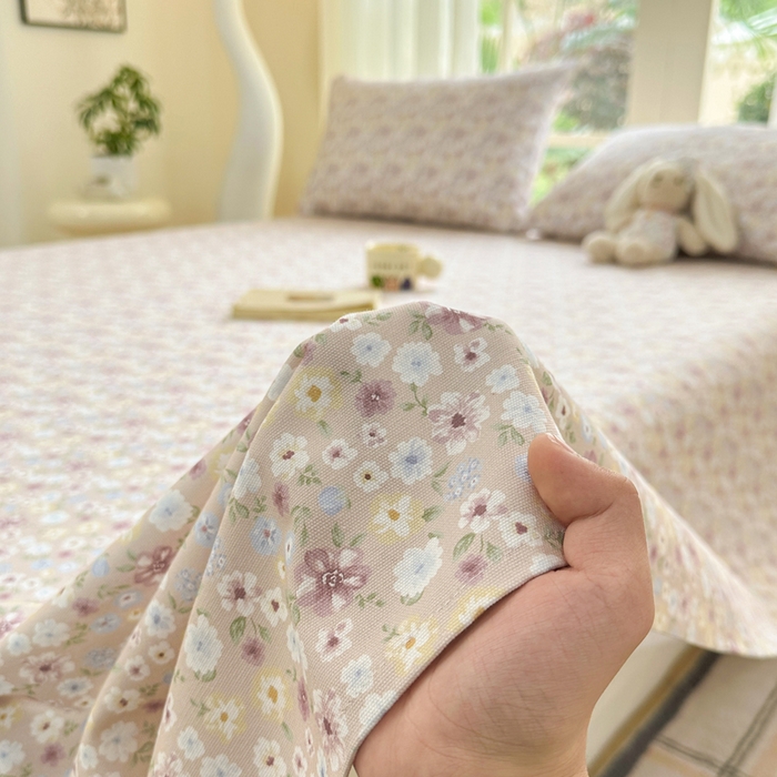 91家纺网 家纺一手货源 找家纺 红日子纺织品 2026新款老粗布纯棉床单单床单床单单件 报春