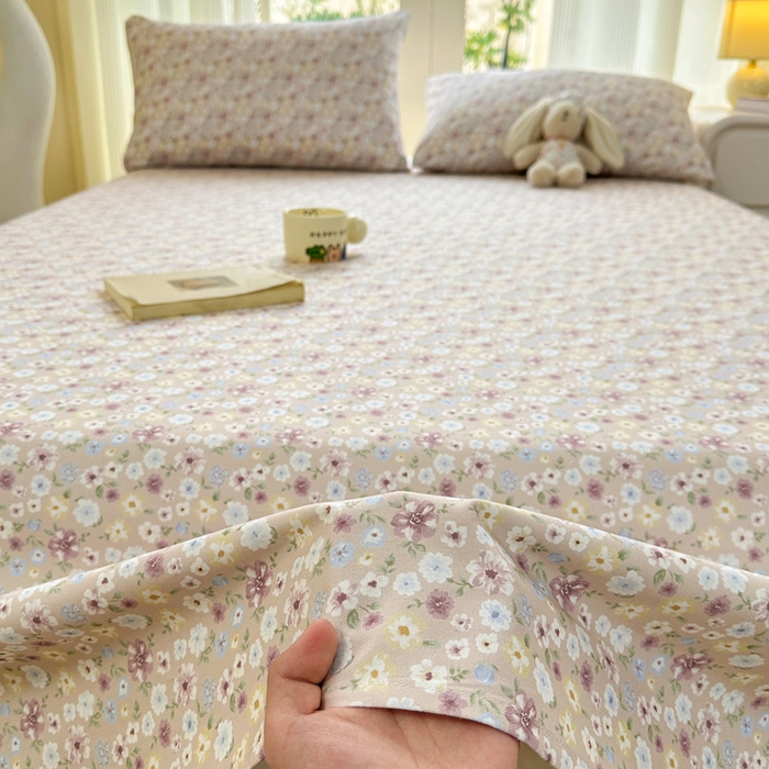 91家纺网 家纺一手货源 找家纺 红日子纺织品 2026新款老粗布纯棉床单单床单床单单件 报春