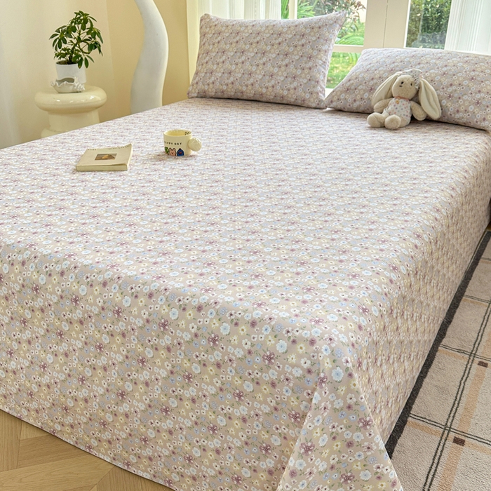 91家纺网 家纺一手货源 找家纺 红日子纺织品 2026新款老粗布纯棉床单单床单床单单件 报春