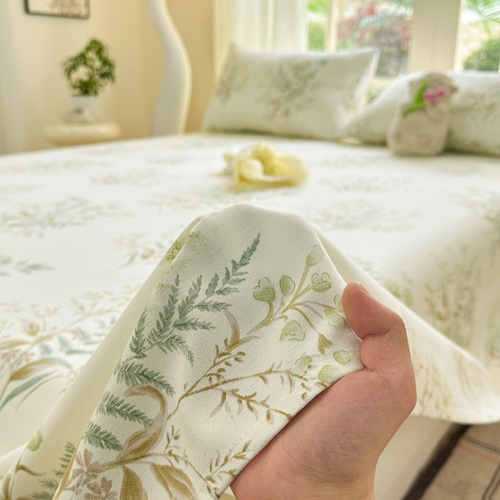 91家纺网 家纺一手货源 找家纺 红日子纺织品 2026新款老粗布纯棉床单单床单床单单件 碧春