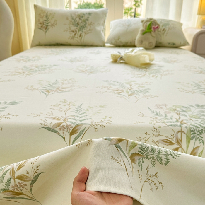 91家纺网 家纺一手货源 找家纺 红日子纺织品 2026新款老粗布纯棉床单单床单床单单件 碧春