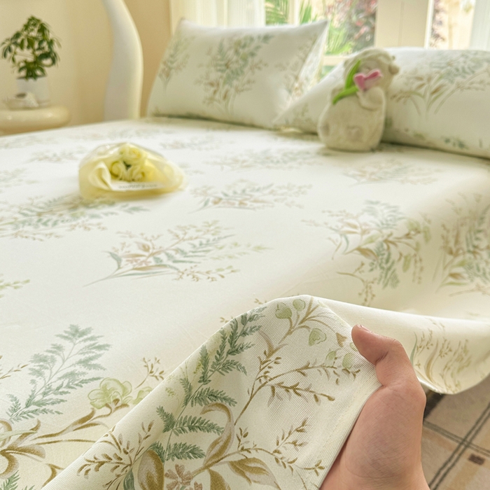 91家纺网 家纺一手货源 找家纺 红日子纺织品 2026新款老粗布纯棉床单单床单床单单件 碧春