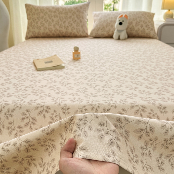 91家纺网 家纺一手货源 找家纺 红日子纺织品 2026新款老粗布纯棉床单单床单床单单件 苍岚