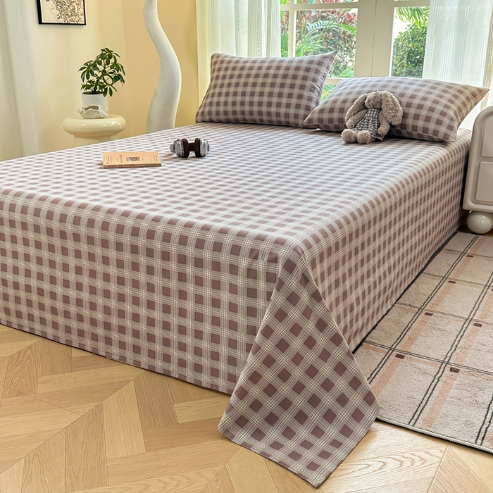 91家纺网 家纺一手货源 找家纺 红日子纺织品 2026新款老粗布纯棉床单单床单床单单件 川奈