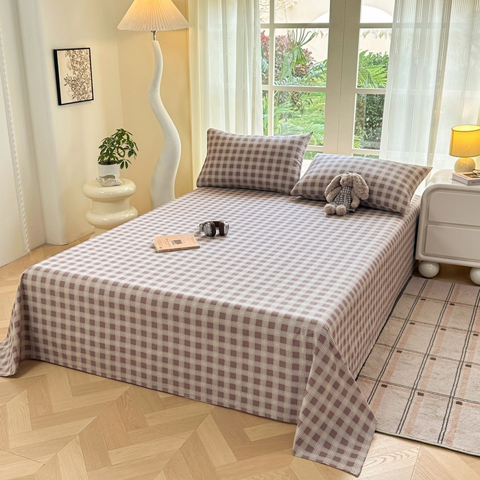 91家纺网 家纺一手货源 找家纺 红日子纺织品 2026新款老粗布纯棉床单单床单床单单件 川奈