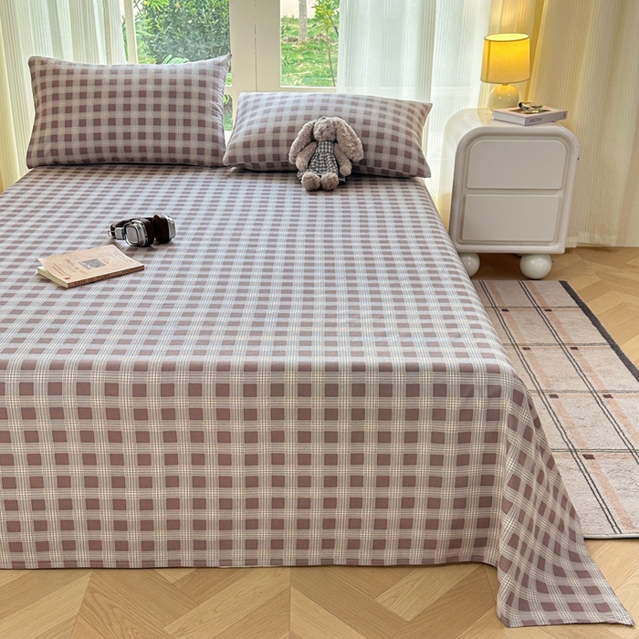 91家纺网 家纺一手货源 找家纺 红日子纺织品 2026新款老粗布纯棉床单单床单床单单件 川奈