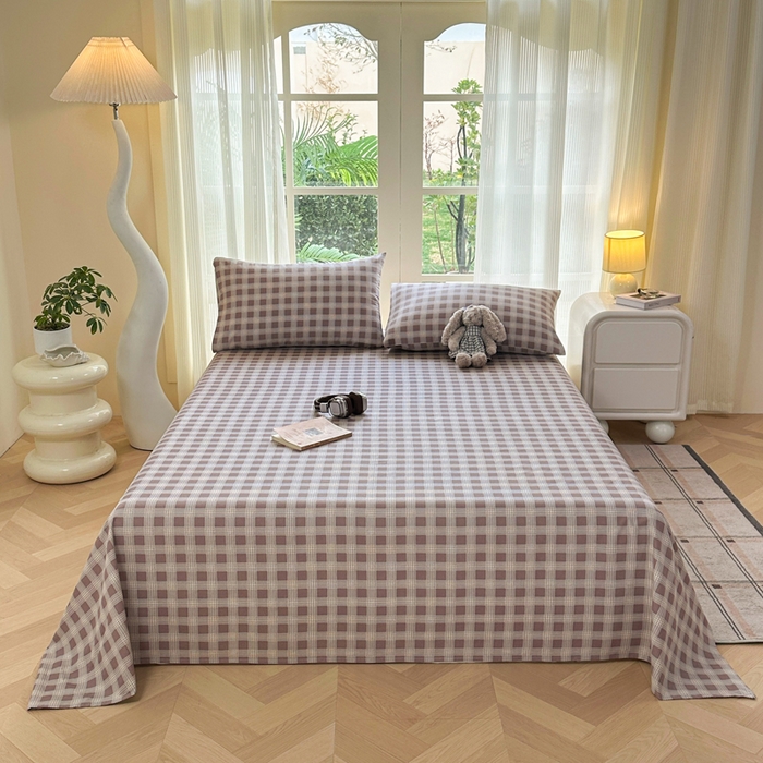 91家纺网 家纺一手货源 找家纺 红日子纺织品 2026新款老粗布纯棉床单单床单床单单件 川奈