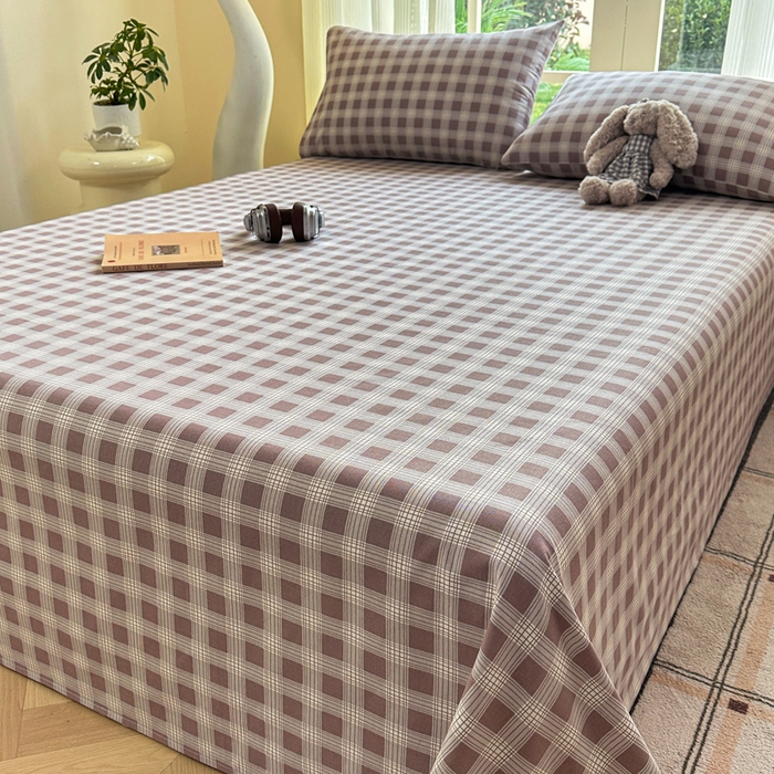 91家纺网 家纺一手货源 找家纺 红日子纺织品 2026新款老粗布纯棉床单单床单床单单件 川奈