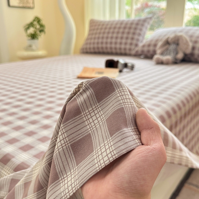 91家纺网 家纺一手货源 找家纺 红日子纺织品 2026新款老粗布纯棉床单单床单床单单件 川奈