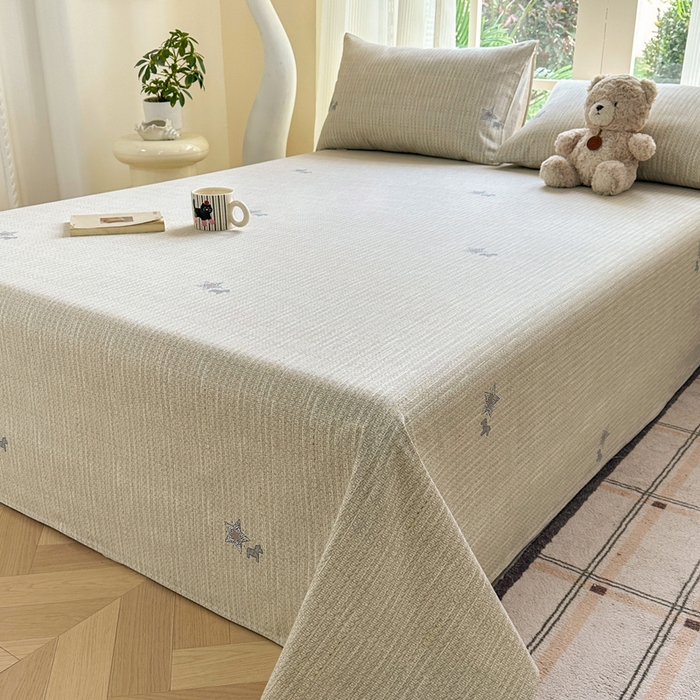 91家纺网 家纺一手货源 找家纺 红日子纺织品 2026新款老粗布纯棉床单单床单床单单件 梵克