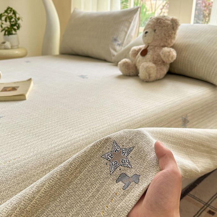 91家纺网 家纺一手货源 找家纺 红日子纺织品 2026新款老粗布纯棉床单单床单床单单件 梵克