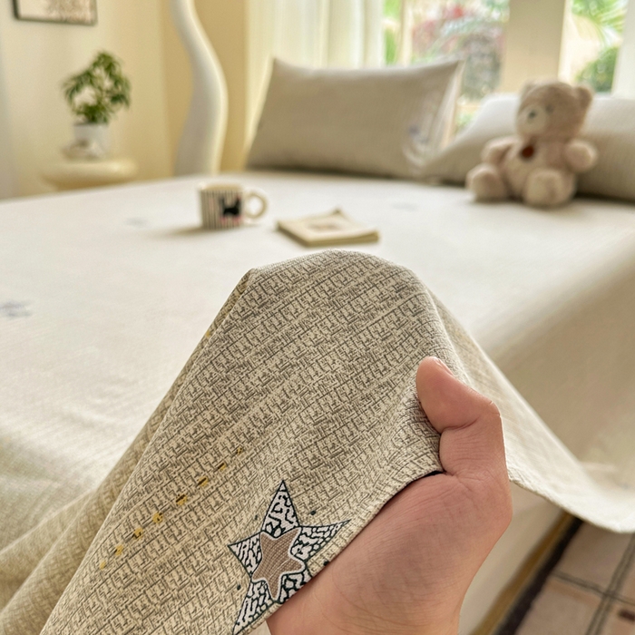 91家纺网 家纺一手货源 找家纺 红日子纺织品 2026新款老粗布纯棉床单单床单床单单件 梵克