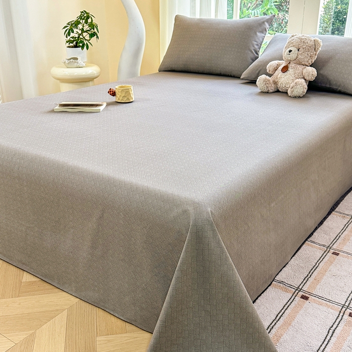 91家纺网 家纺一手货源 找家纺 红日子纺织品 2026新款老粗布纯棉床单单床单床单单件 复古