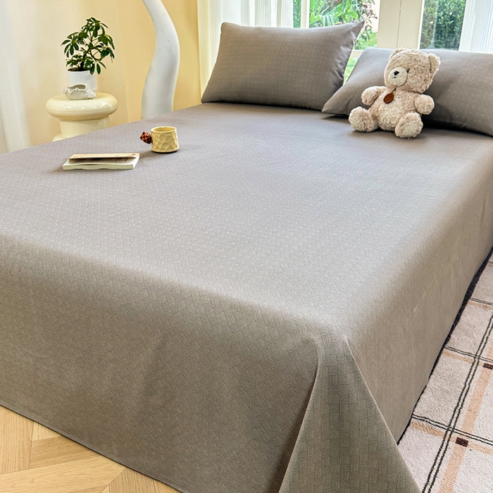 91家纺网 家纺一手货源 找家纺 红日子纺织品 2026新款老粗布纯棉床单单床单床单单件 复古