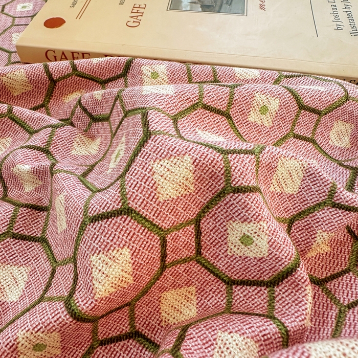 91家纺网 家纺一手货源 找家纺 红日子纺织品 2026新款老粗布纯棉床单单床单床单单件 荷叶-粉