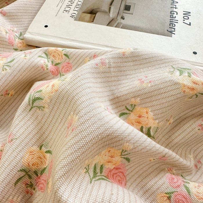 91家纺网 家纺一手货源 找家纺 红日子纺织品 2026新款老粗布纯棉床单单床单床单单件 花朝