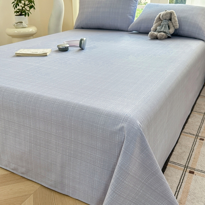 91家纺网 家纺一手货源 找家纺 红日子纺织品 2026新款老粗布纯棉床单单床单床单单件 简森