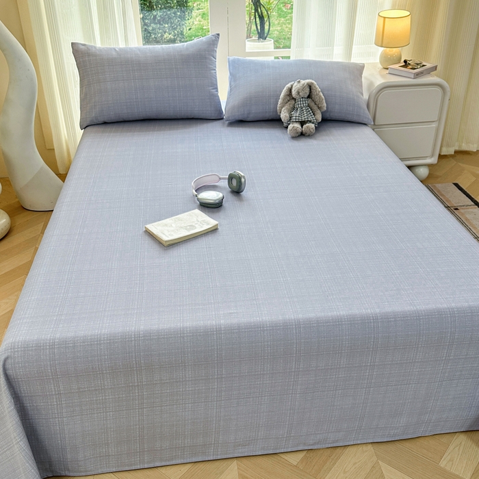 91家纺网 家纺一手货源 找家纺 红日子纺织品 2026新款老粗布纯棉床单单床单床单单件 简森