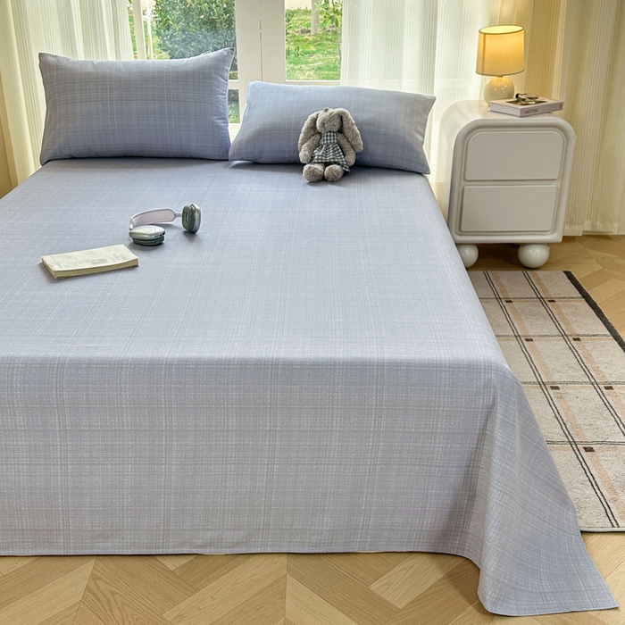 91家纺网 家纺一手货源 找家纺 红日子纺织品 2026新款老粗布纯棉床单单床单床单单件 简森