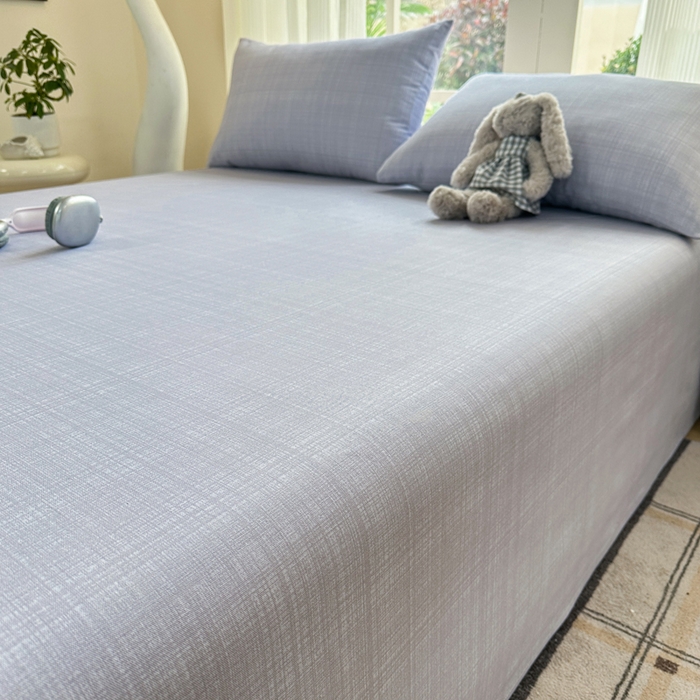 91家纺网 家纺一手货源 找家纺 红日子纺织品 2026新款老粗布纯棉床单单床单床单单件 简森