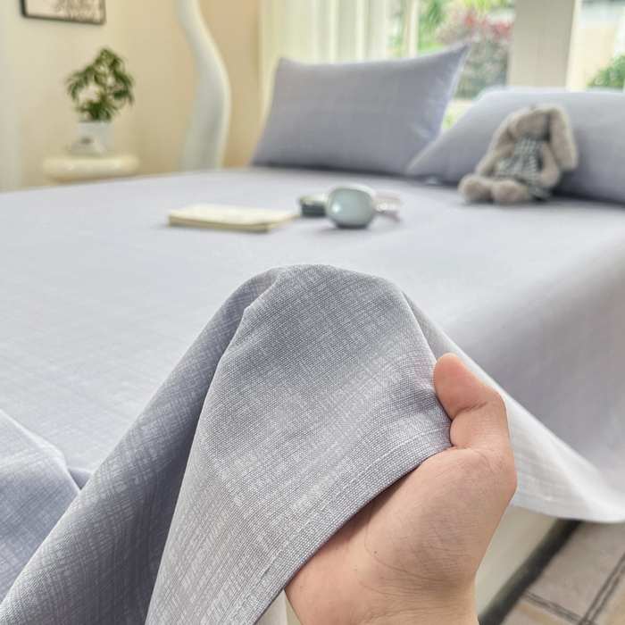 91家纺网 家纺一手货源 找家纺 红日子纺织品 2026新款老粗布纯棉床单单床单床单单件 简森