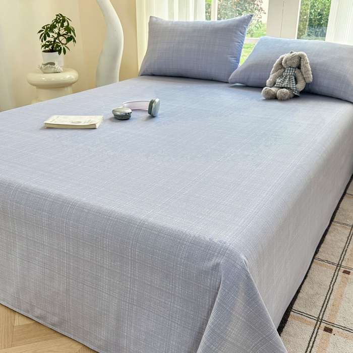 91家纺网 家纺一手货源 找家纺 红日子纺织品 2026新款老粗布纯棉床单单床单床单单件 简森