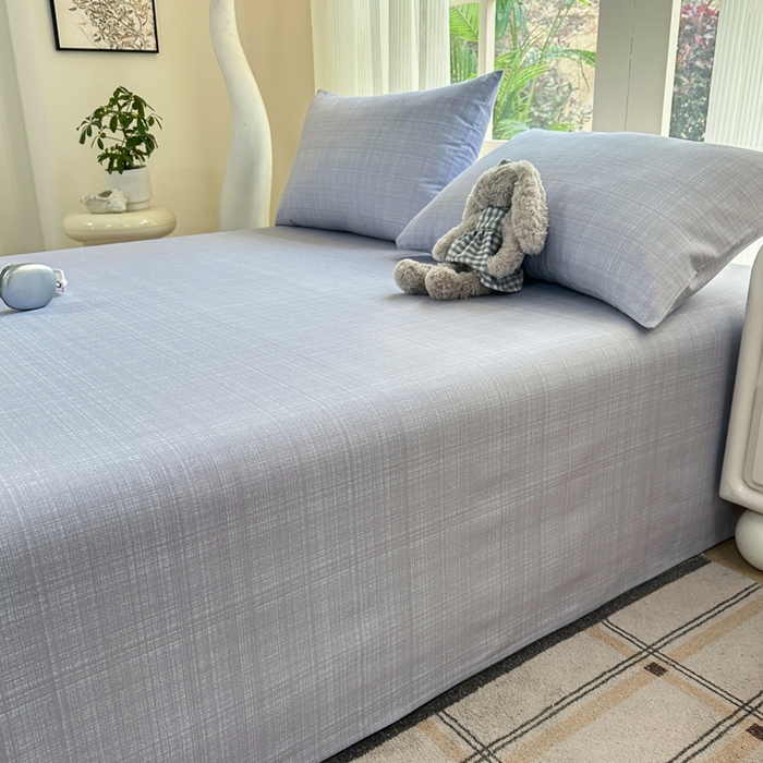 91家纺网 家纺一手货源 找家纺 红日子纺织品 2026新款老粗布纯棉床单单床单床单单件 简森