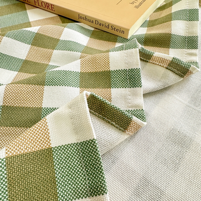 91家纺网 家纺一手货源 找家纺 红日子纺织品 2026新款老粗布纯棉床单单床单床单单件 简兮-绿