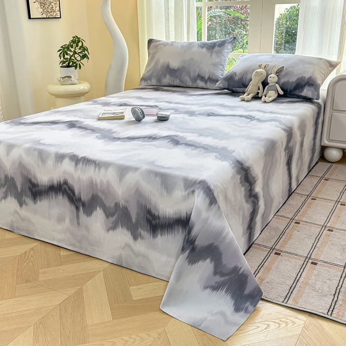 91家纺网 家纺一手货源 找家纺 红日子纺织品 2026新款老粗布纯棉床单单床单床单单件 流华