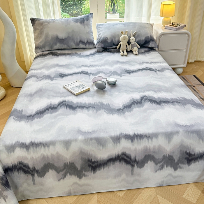 91家纺网 家纺一手货源 找家纺 红日子纺织品 2026新款老粗布纯棉床单单床单床单单件 流华