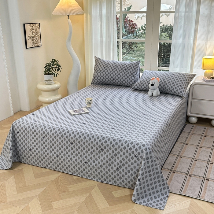 91家纺网 家纺一手货源 找家纺 红日子纺织品 2026新款老粗布纯棉床单单床单床单单件 漫旅