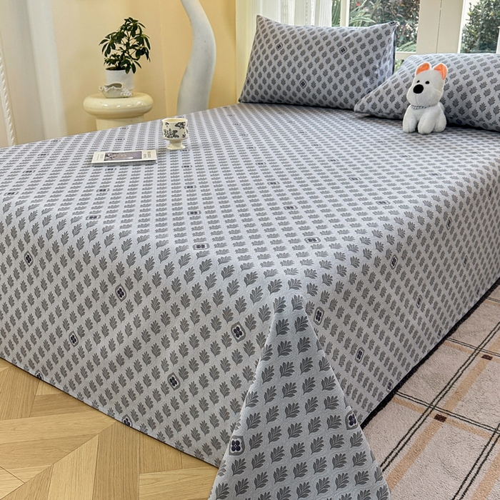 91家纺网 家纺一手货源 找家纺 红日子纺织品 2026新款老粗布纯棉床单单床单床单单件 漫旅