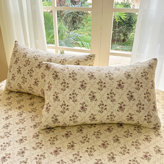 91家纺网 家纺一手货源 找家纺 红日子纺织品 2026新款老粗布纯棉床单单床单床单单件 莫奈