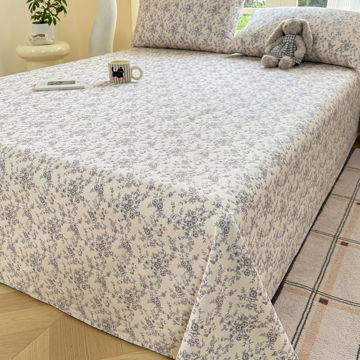 91家纺网 家纺一手货源 找家纺 红日子纺织品 2026新款老粗布纯棉床单单床单床单单件 慕兰