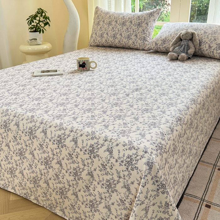 91家纺网 家纺一手货源 找家纺 红日子纺织品 2026新款老粗布纯棉床单单床单床单单件 慕兰